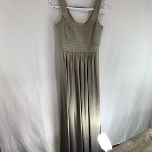 Gray prom dress